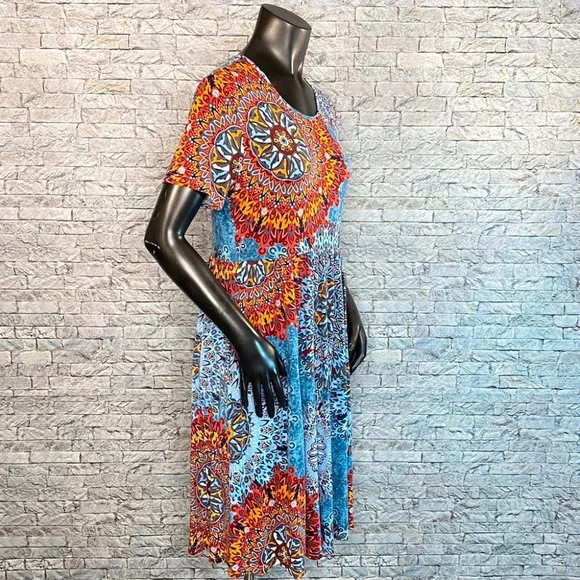 DB Moon Abstract Print Dress - Picture 3 of 7